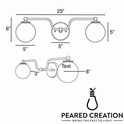 VANITY LIGHT MODEL NO. 1153