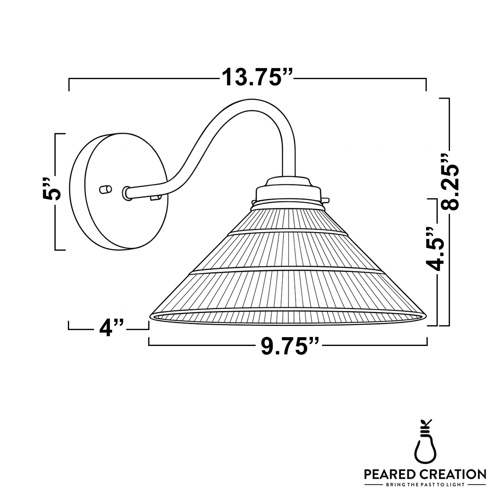 SCONCE MODEL NO. 6068