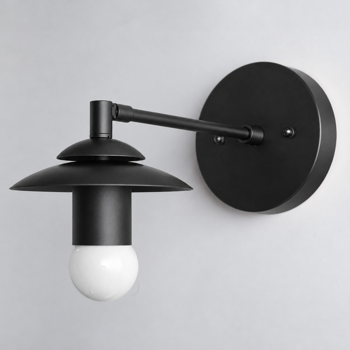 SCONCE MODEL NO. 5065 in Black