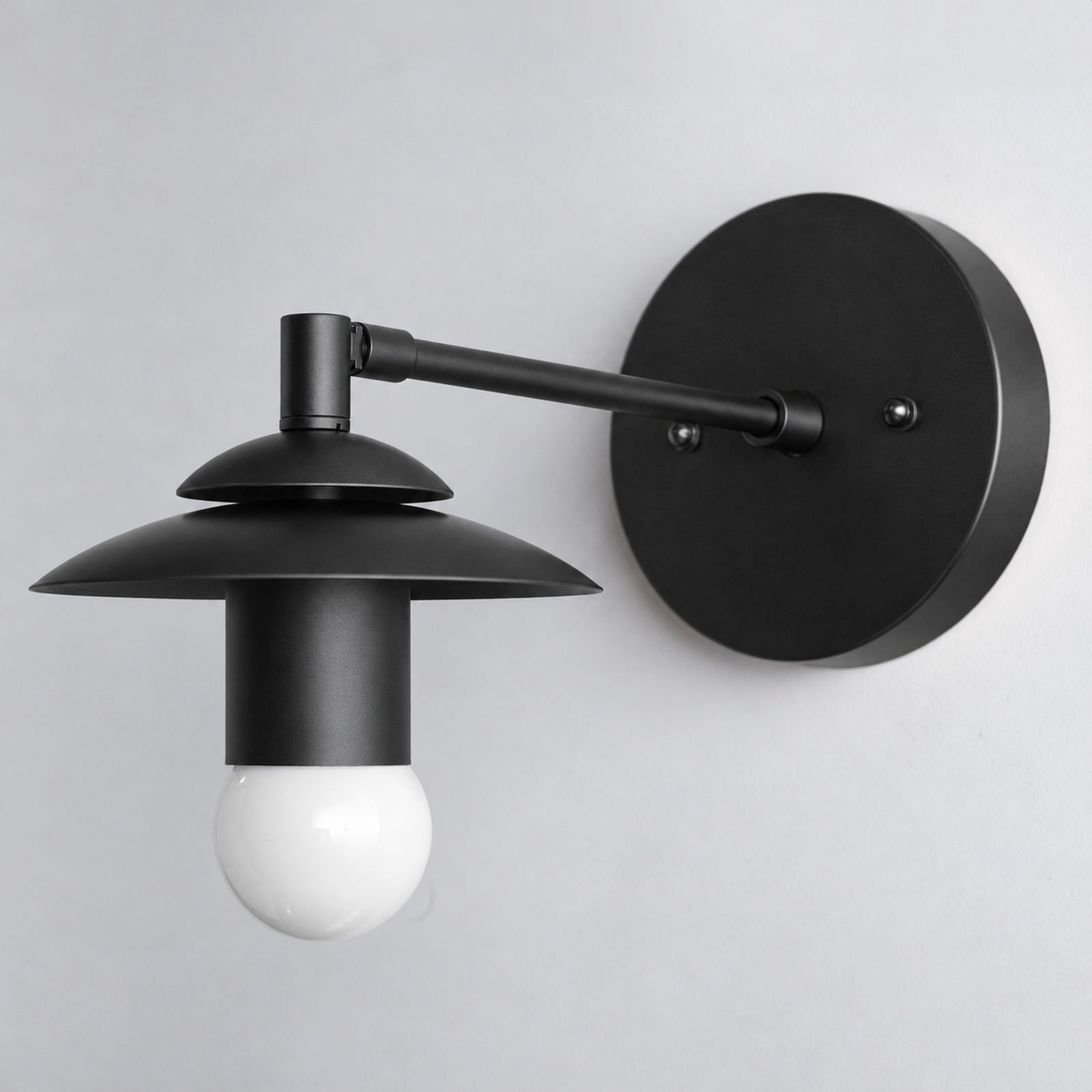 SCONCE MODEL NO. 5065 in Black