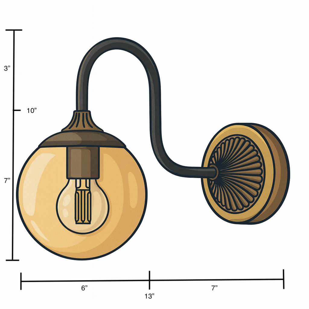 SCONCE MODEL NO. 1087