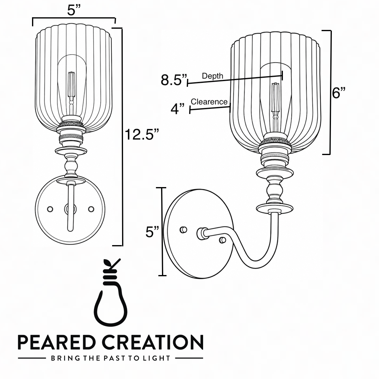SCONCE MODEL NO. 1134