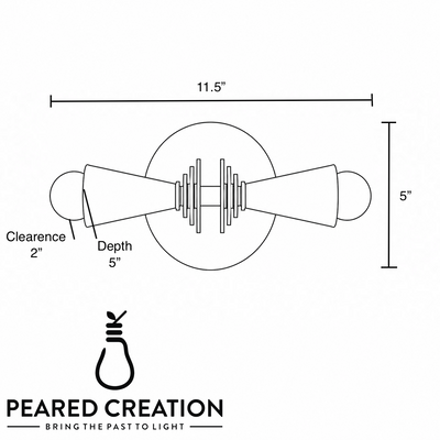 VANITY LIGHT MODEL NO. 6934