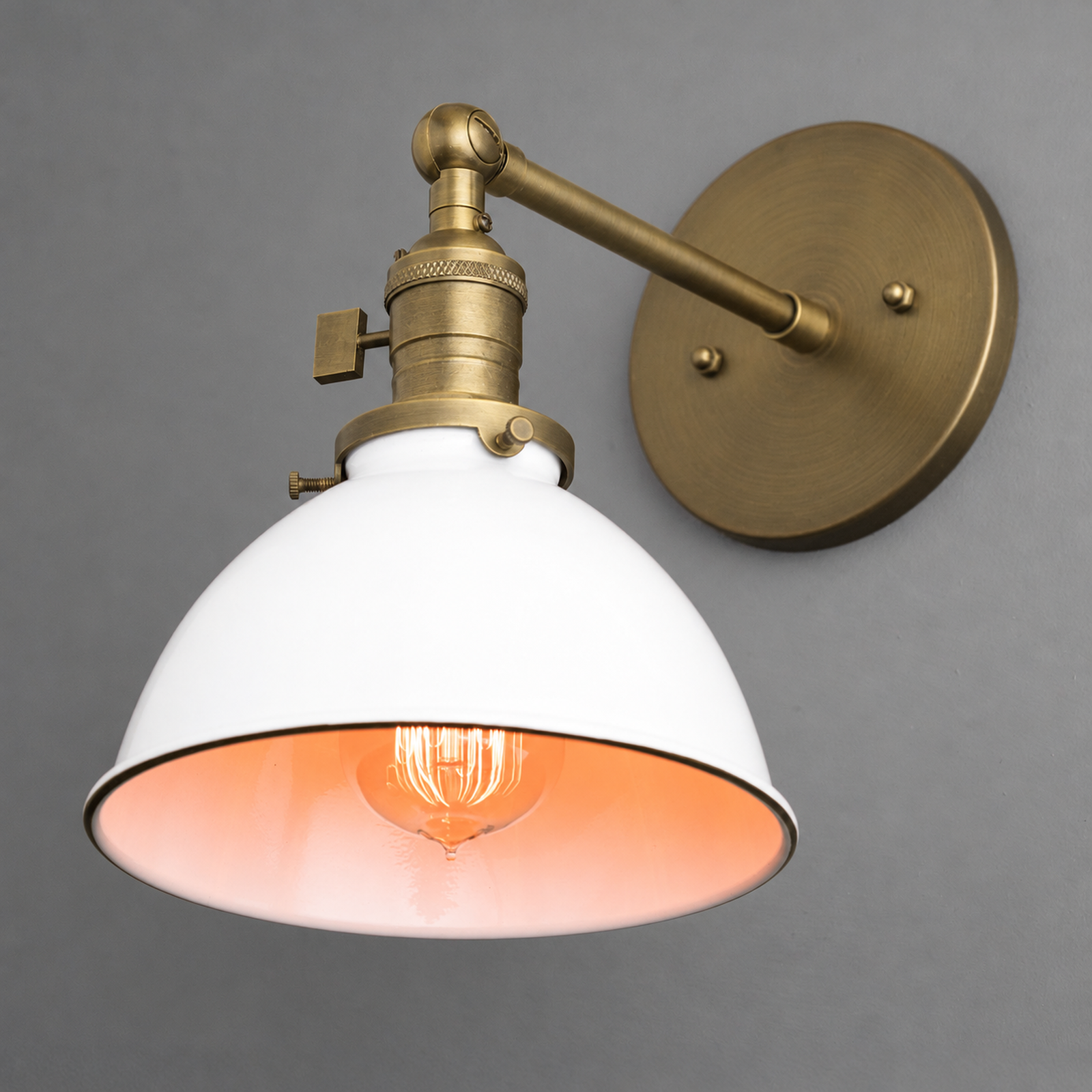 SCONCE MODEL NO. 6556 in Antique Brass