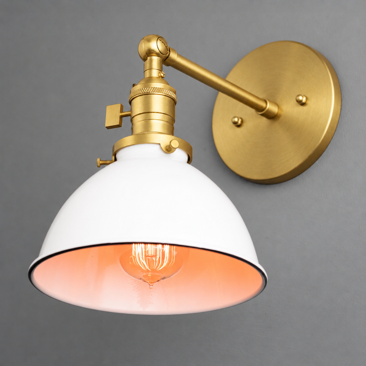 SCONCE MODEL NO. 6556 in Raw Brass or Sealed Brass