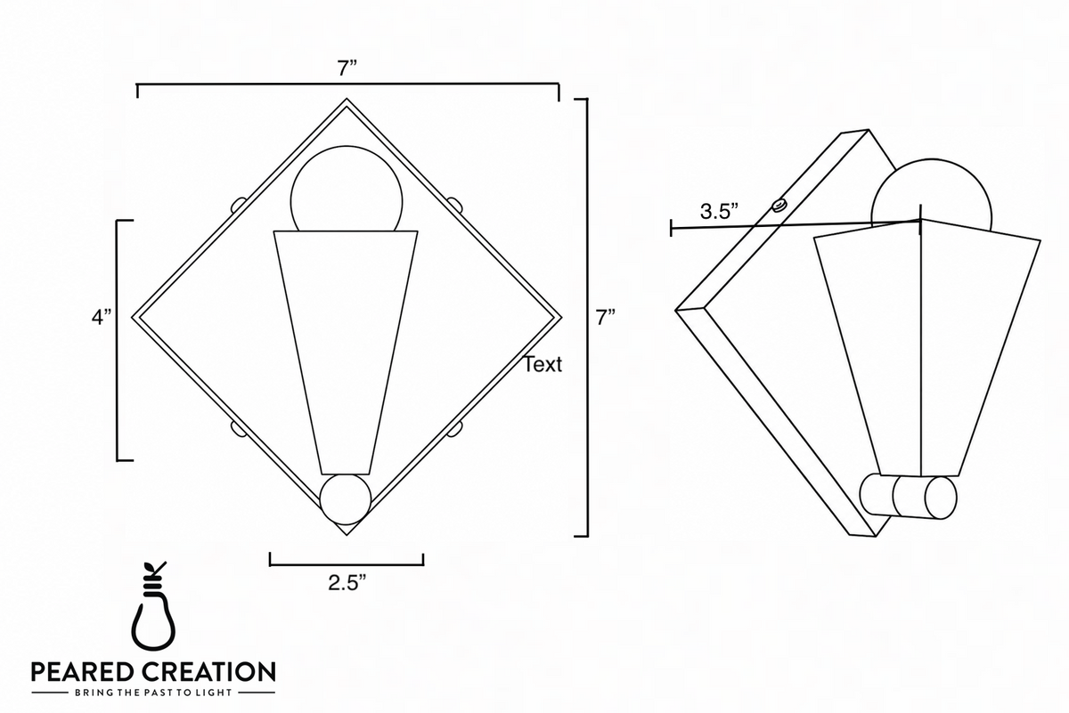 SCONCE MODEL NO. 2428