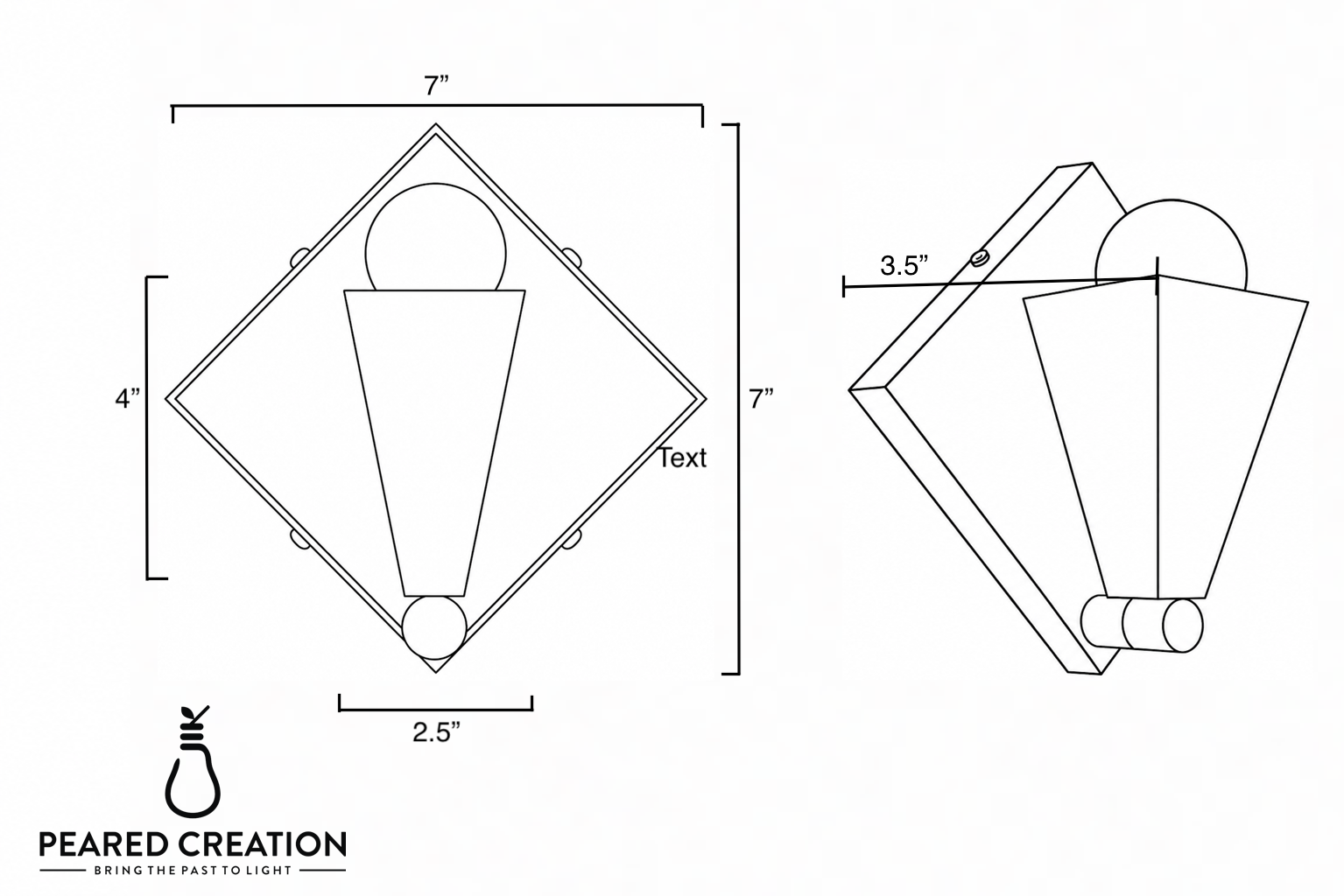 SCONCE MODEL NO. 2428