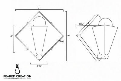 SCONCE MODEL NO. 2428