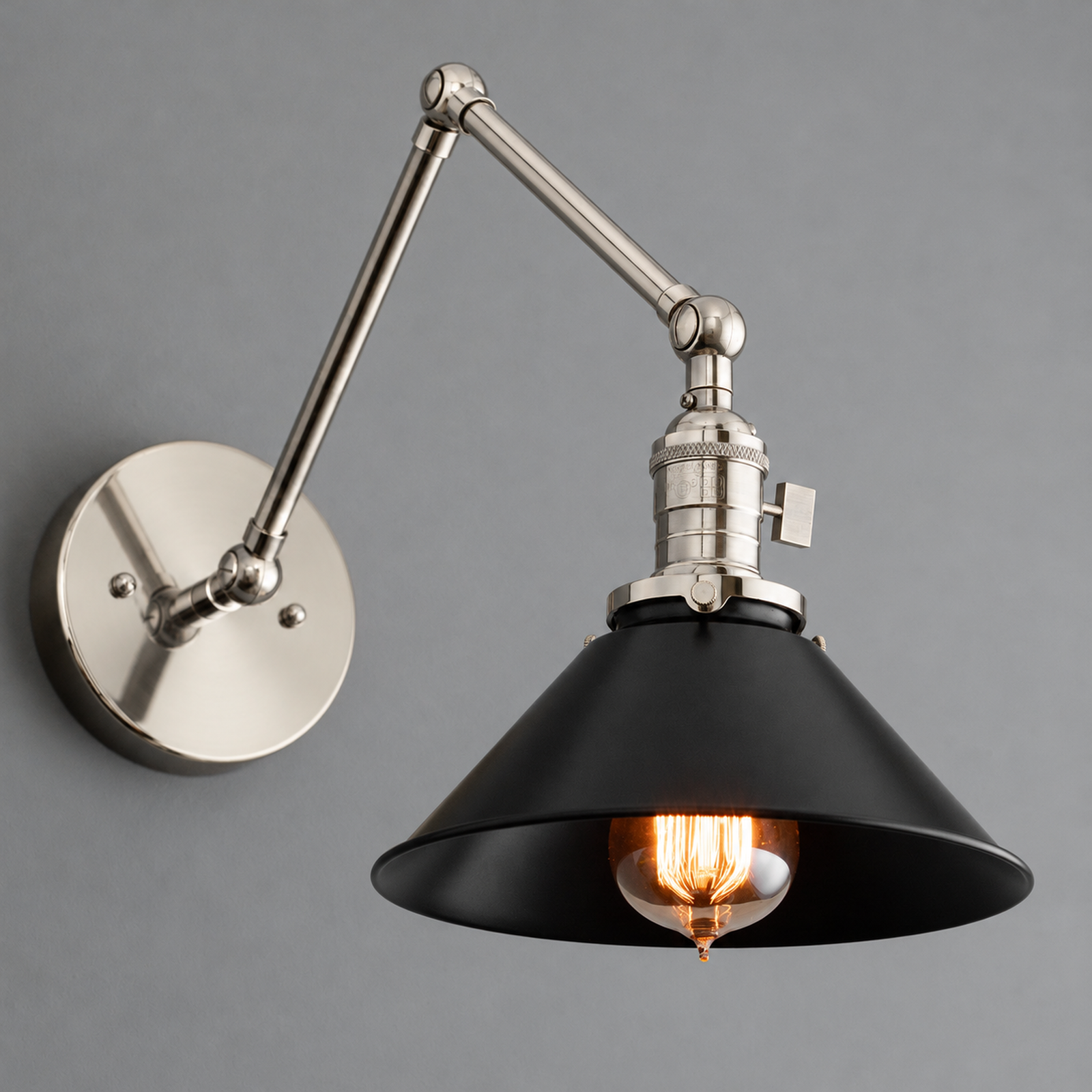 SCONCE MODEL NO. 7164 in Polished Nickel