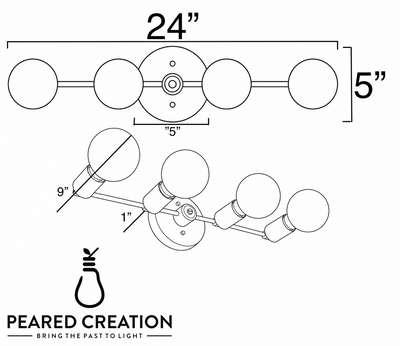 VANITY LIGHT MODEL NO. 1113