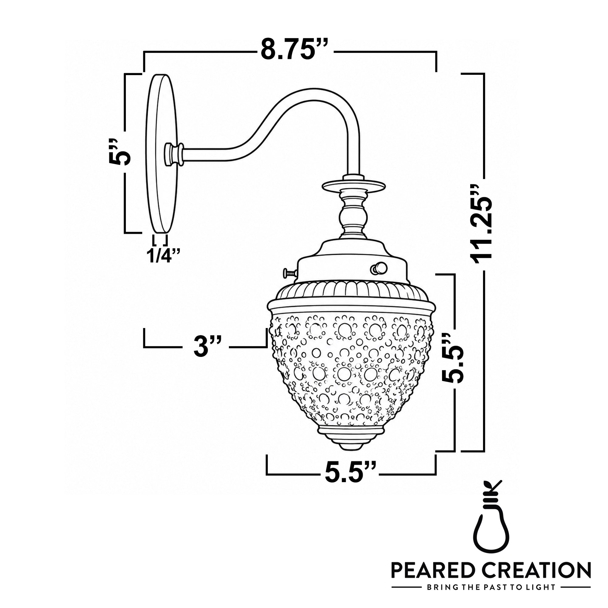 SCONCE MODEL NO. 1138