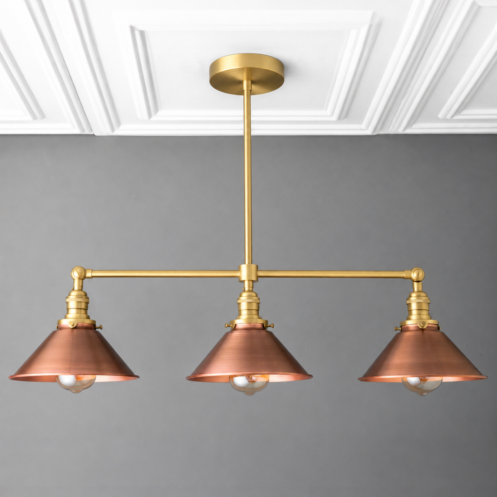 CHANDELIER MODEL NO. 2013 in Raw Brass or Sealed Brass