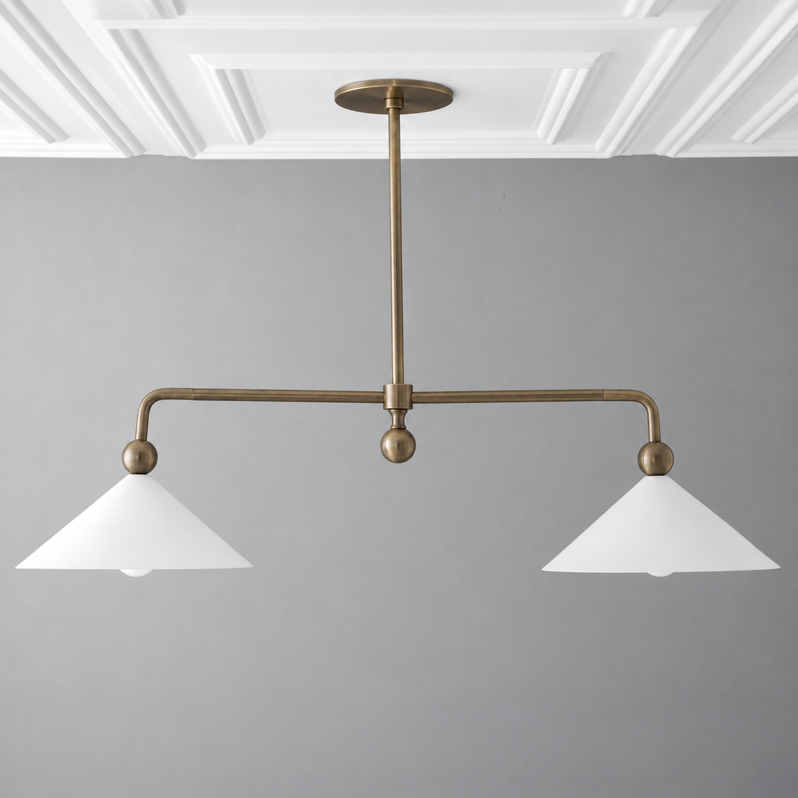CHANDELIER MODEL NO. 5301 in Antique Brass