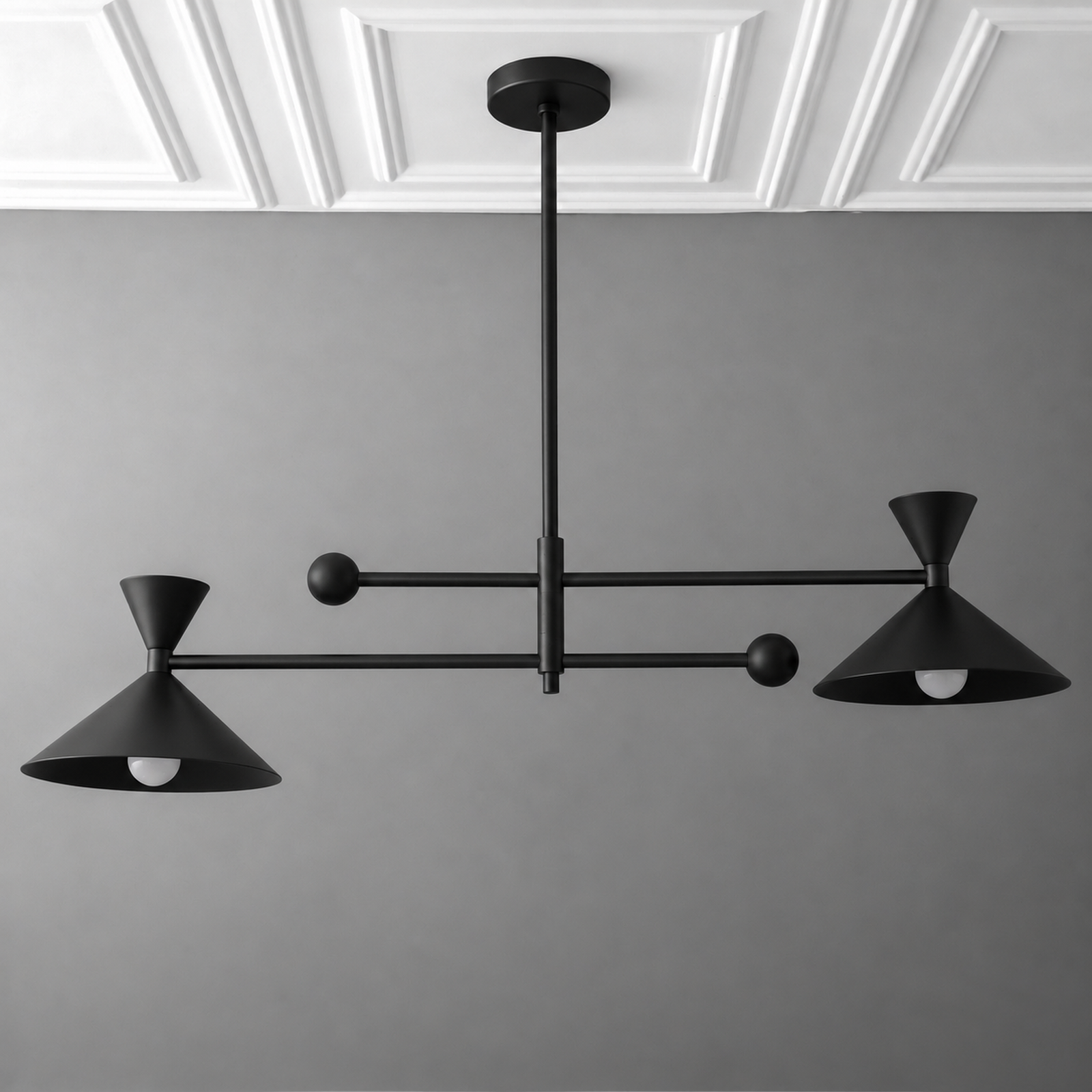 CHANDELIER MODEL NO. 2160 in Black