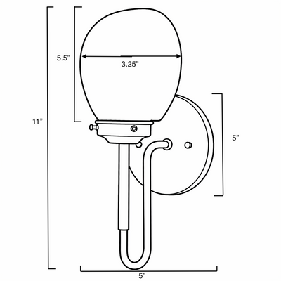SCONCE MODEL NO. 8492