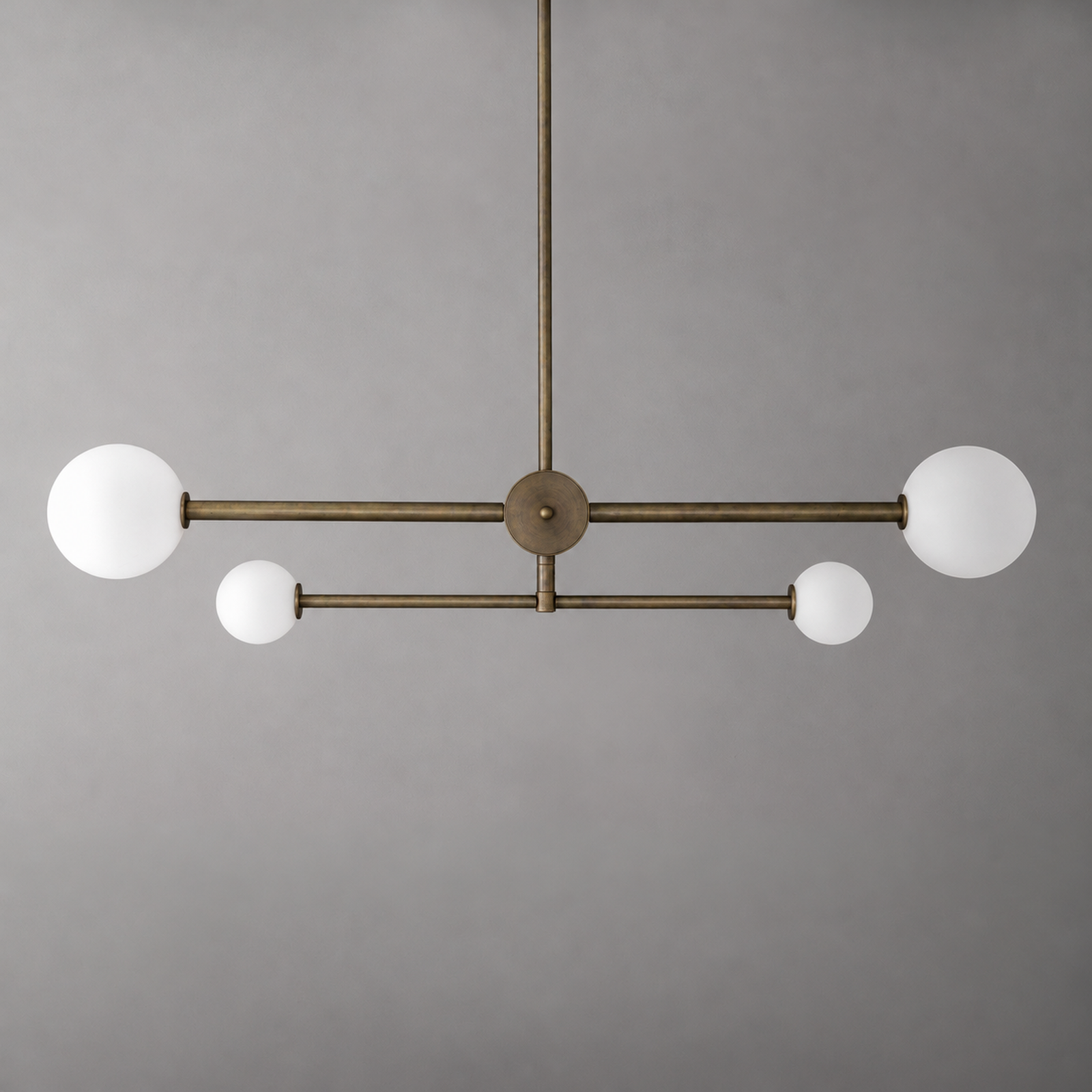 CHANDELIER MODEL NO. 0204 in Antique Brass