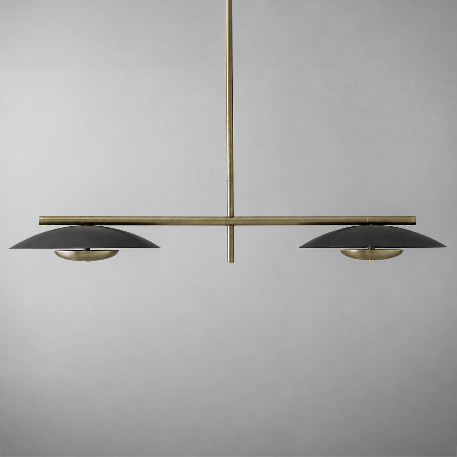 CHANDELIER MODEL NO. 9181 in Antique Brass/Black