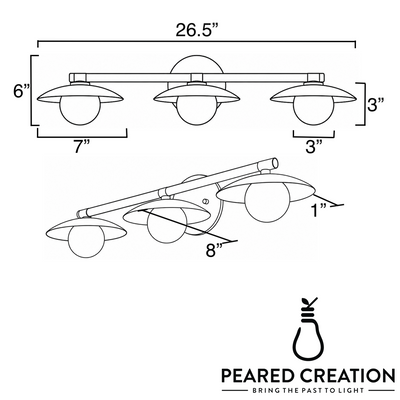 VANITY LIGHT MODEL NO. 1156