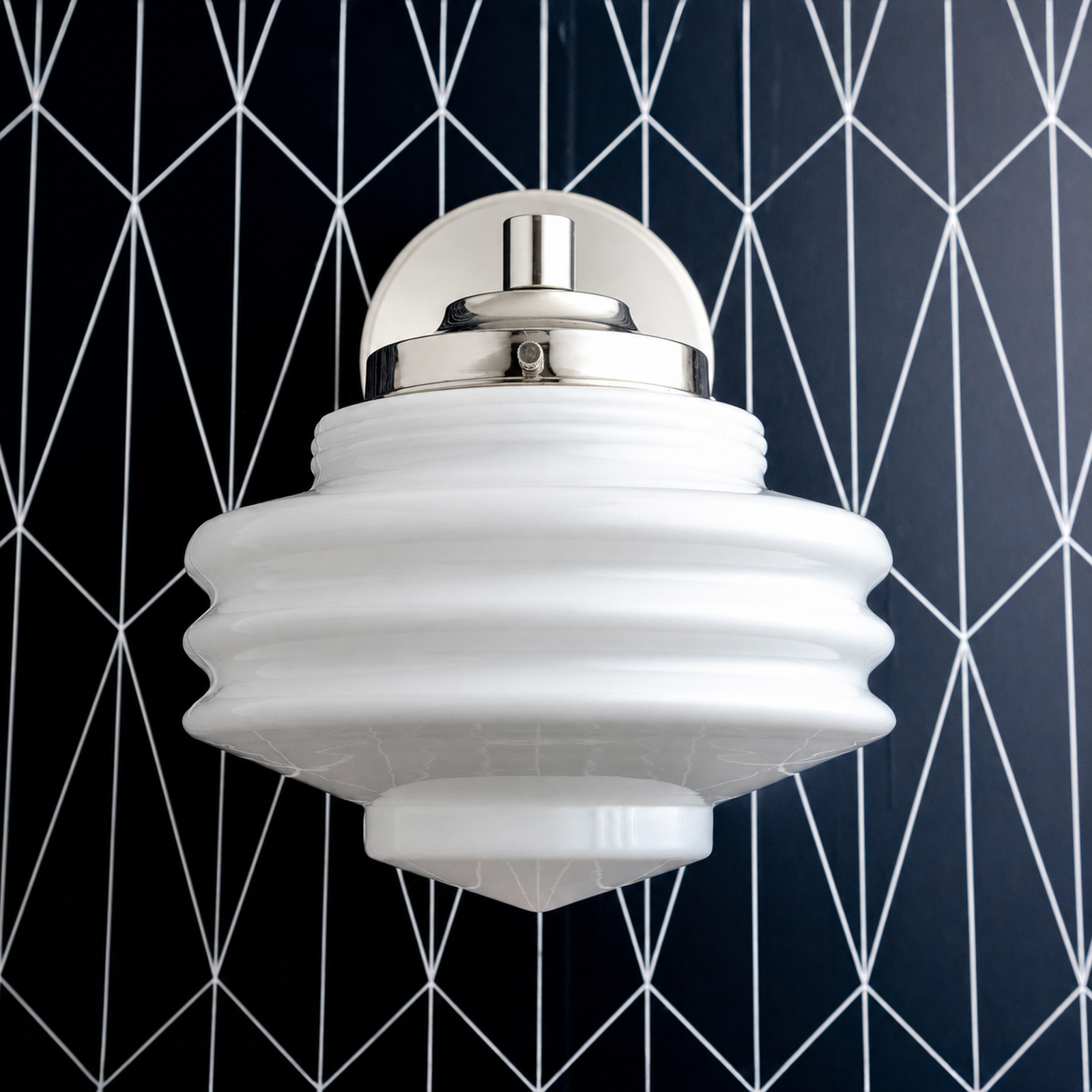 SCONCE MODEL NO. 1050 in Polished Nickel
