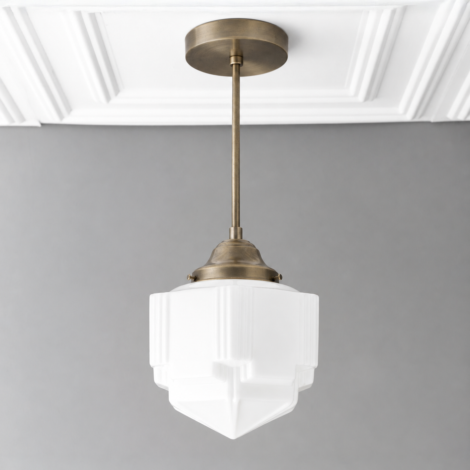 PENDANT MODEL NO. 4126 in Antique Brass