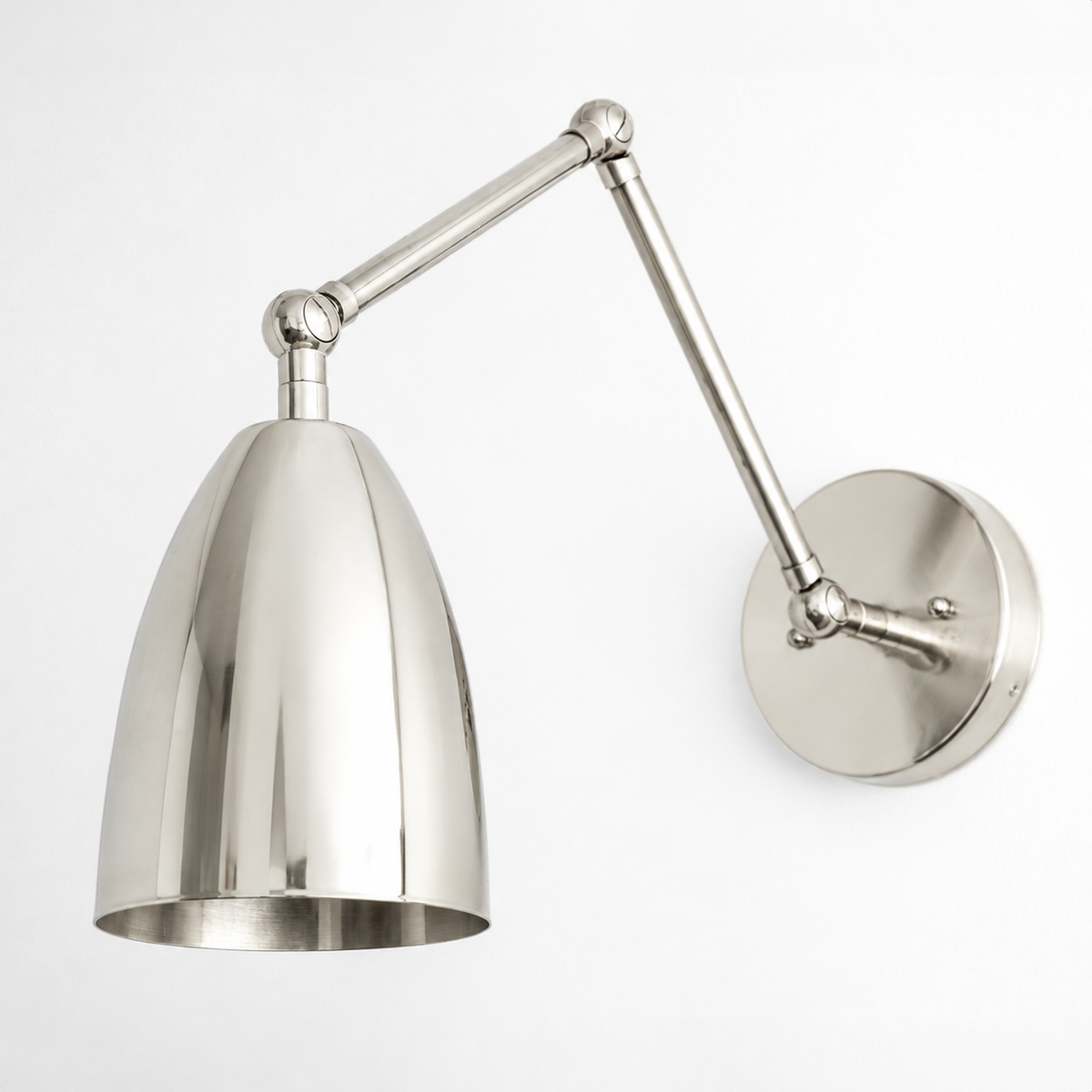 SCONCE MODEL NO. 0107 in Polished Nickel