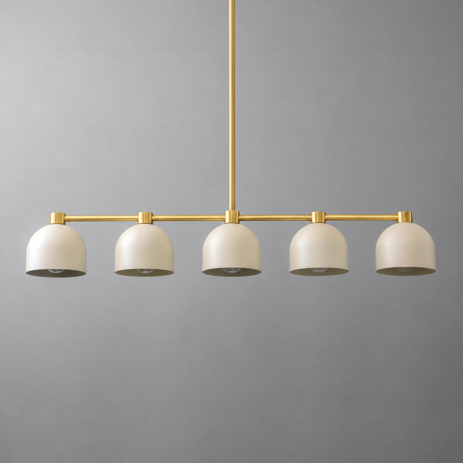 CHANDELIER MODEL NO. 7677 in Sealed Brass