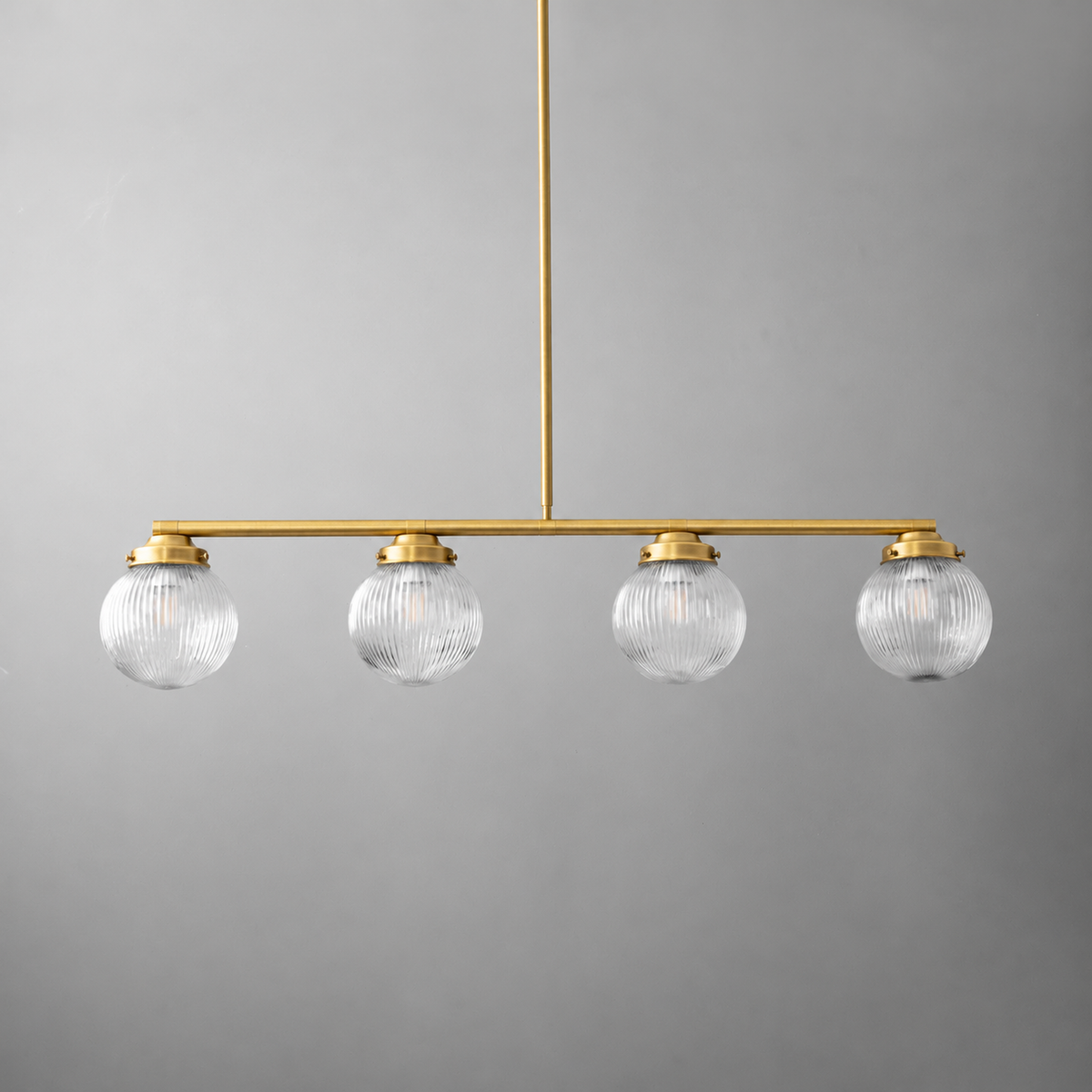 CHANDELIER MODEL NO. 2192 in Raw Brass