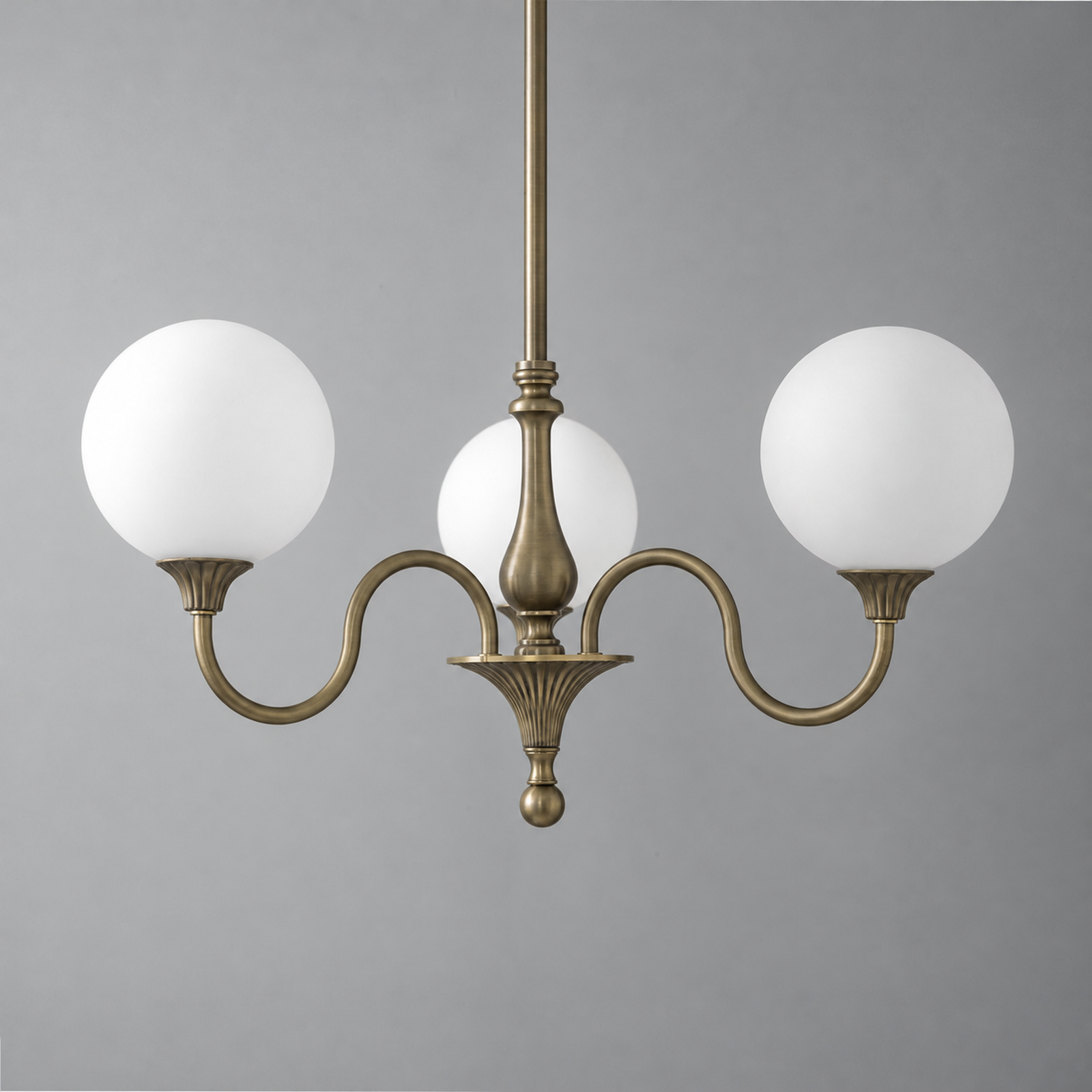CHANDELIER MODEL NO. 9173 in Antique Brass