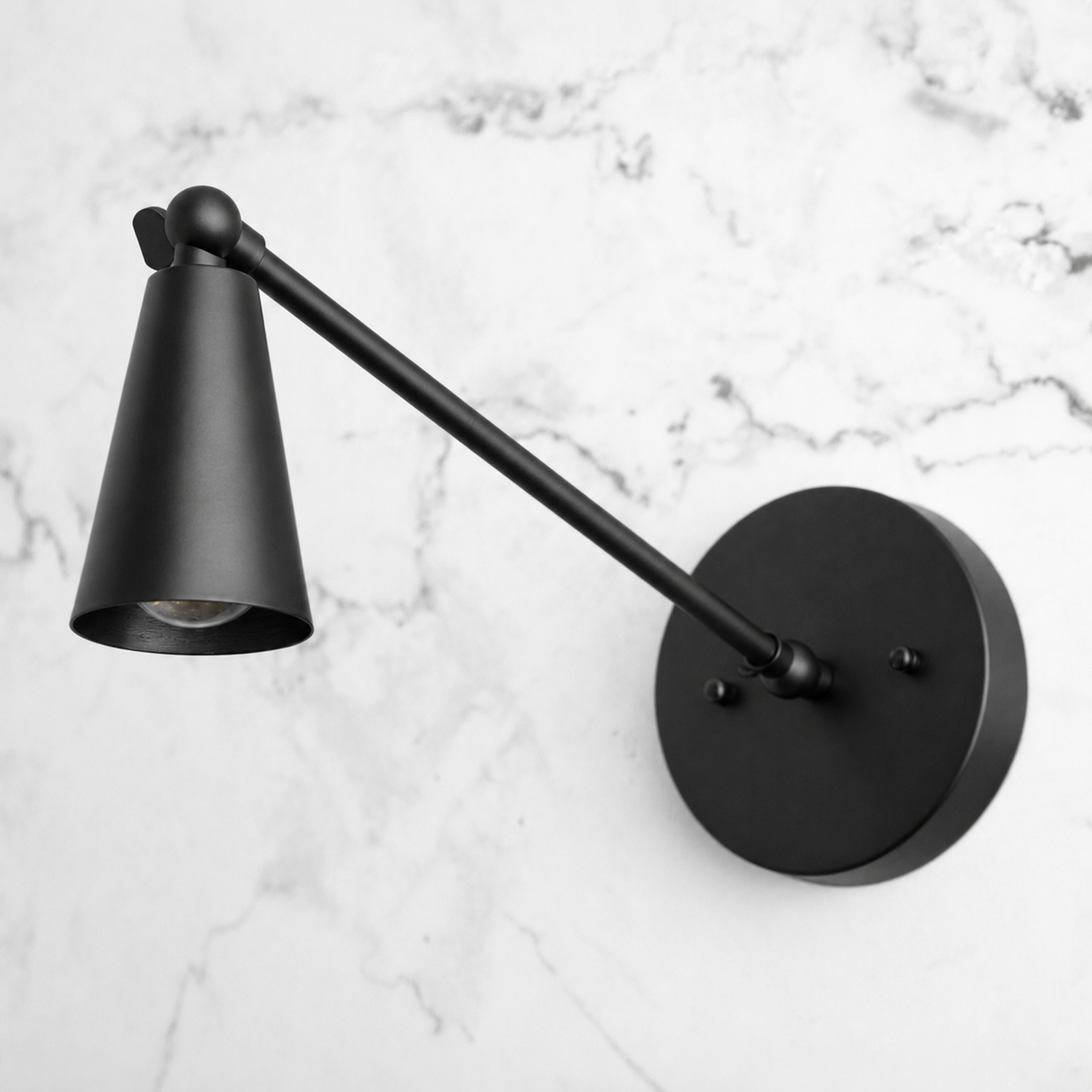 SCONCE MODEL NO. 6341 in Black