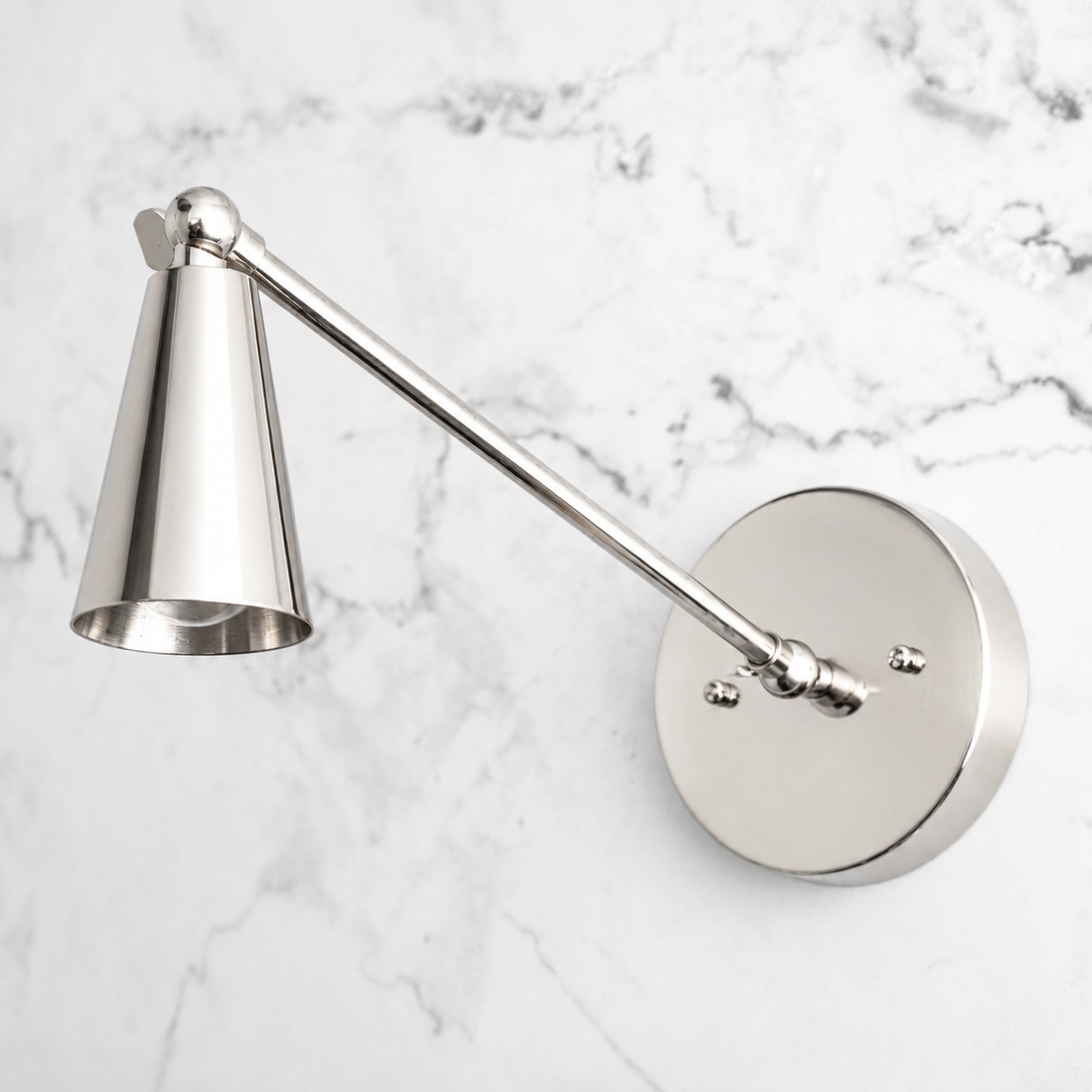 SCONCE MODEL NO. 6341 in Polished Nickel