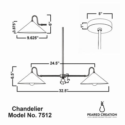CHANDELIER MODEL NO. 7512