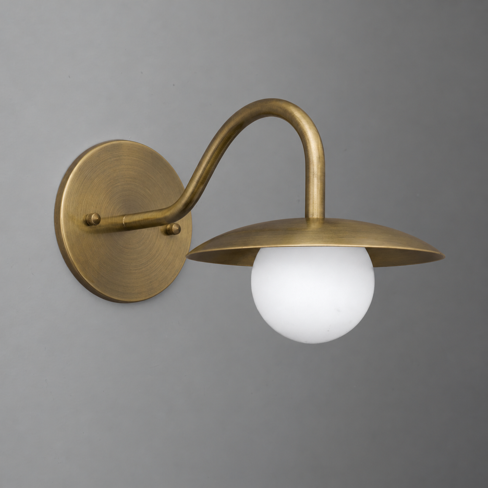 SCONCE MODEL NO. 1088 in Antique Brass