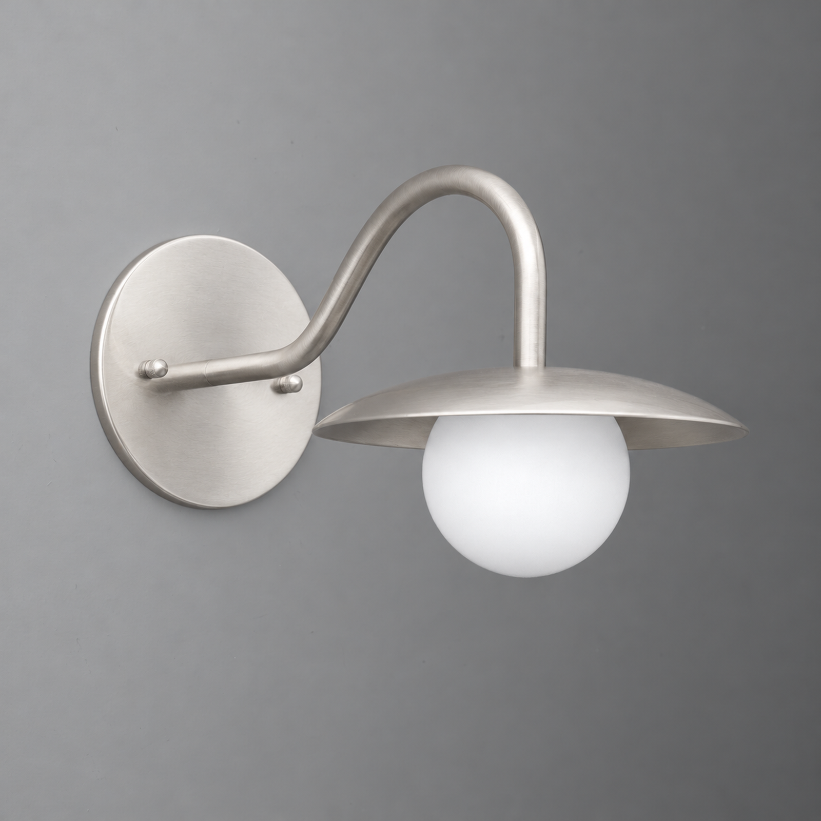 SCONCE MODEL NO. 1088 in Brushed Nickel