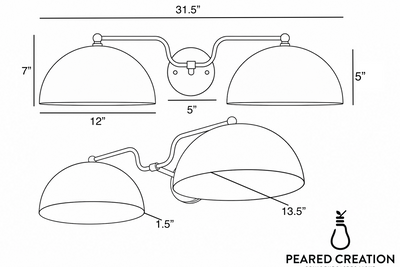 VANITY LIGHT MODEL NO. 1160