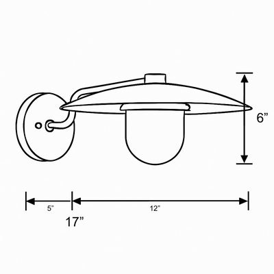 SCONCE MODEL NO. 9307