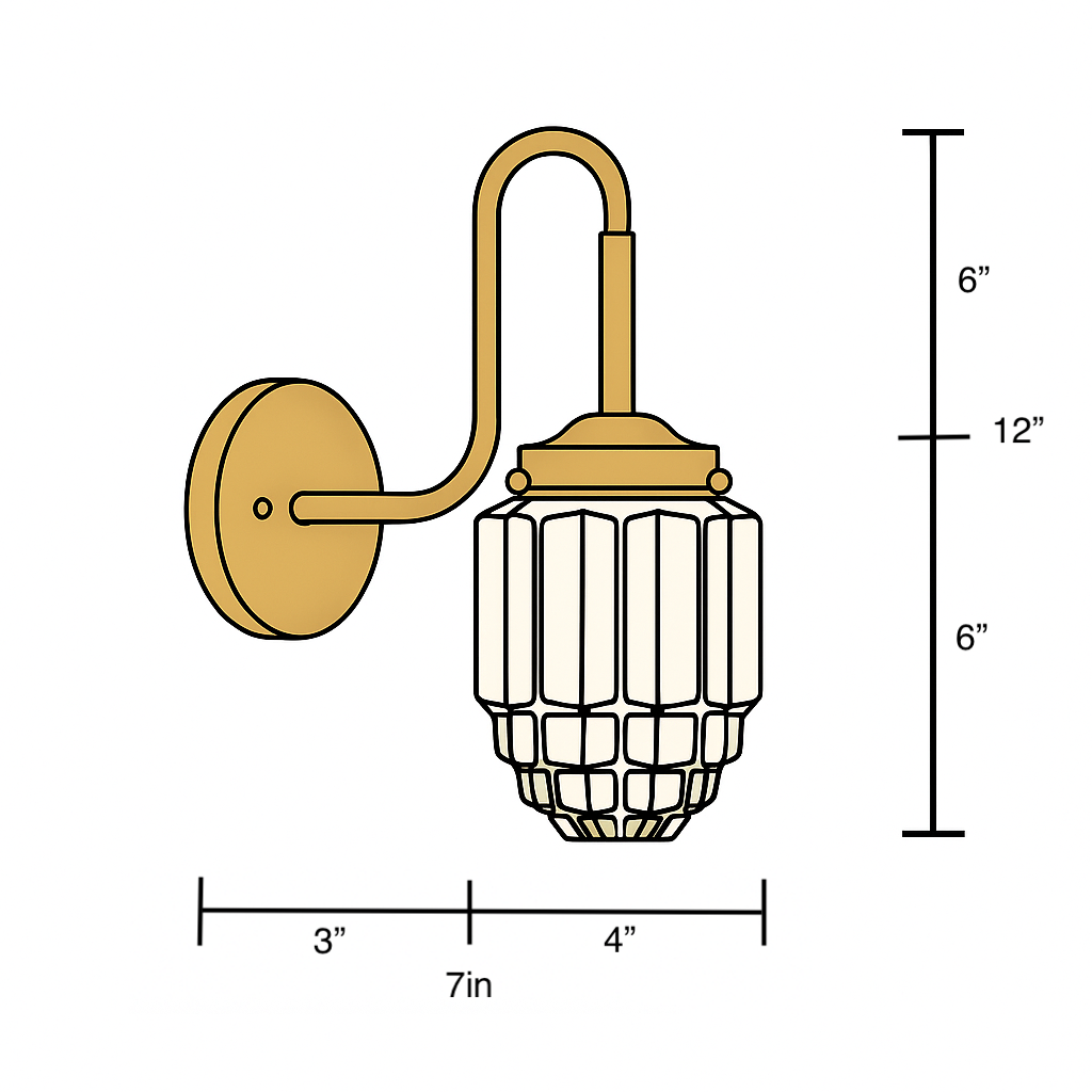 SCONCE MODEL NO. 1018