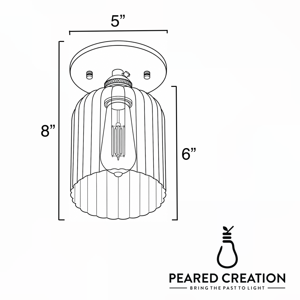 CEILING LIGHT MODEL NO. 1116