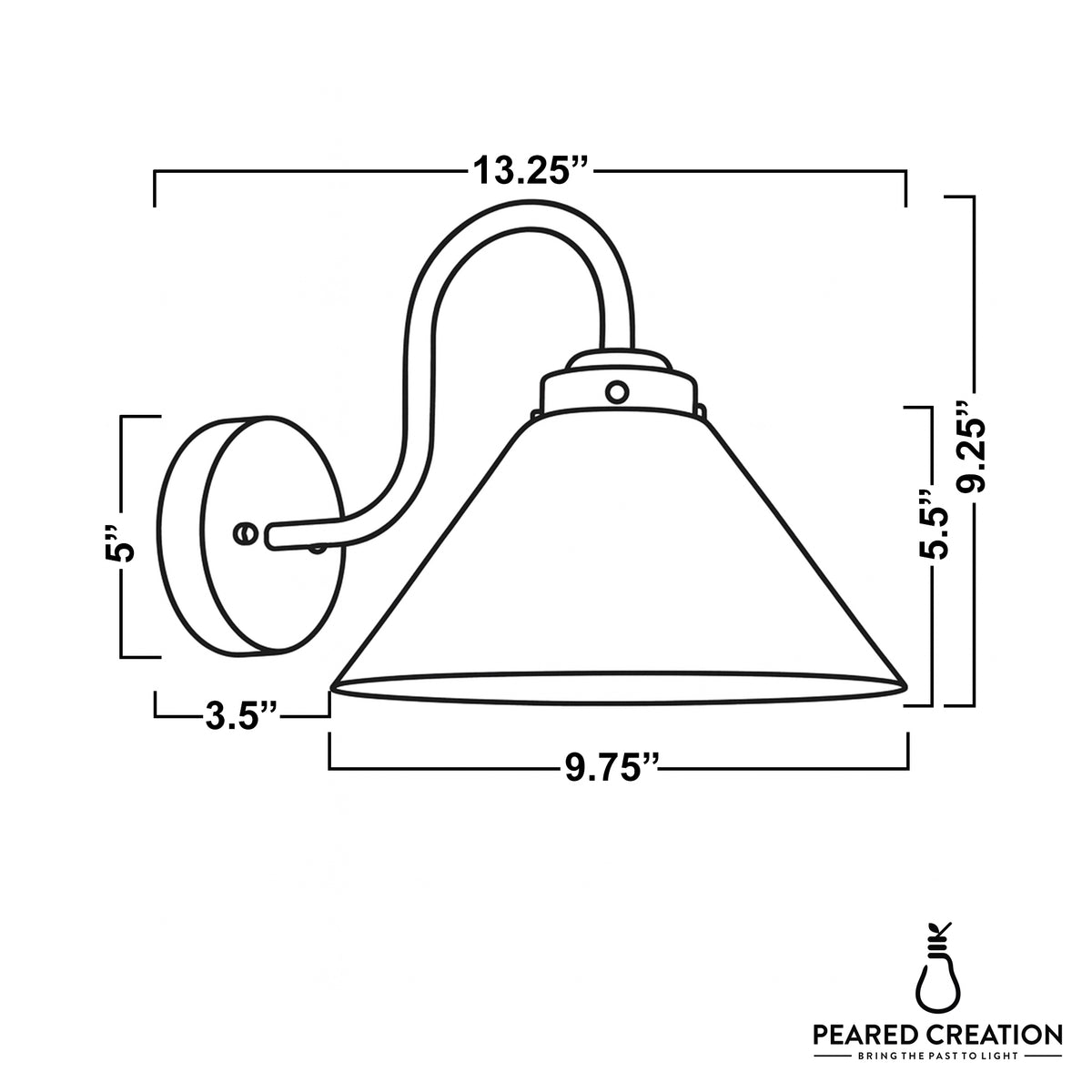 SCONCE MODEL NO. 1016