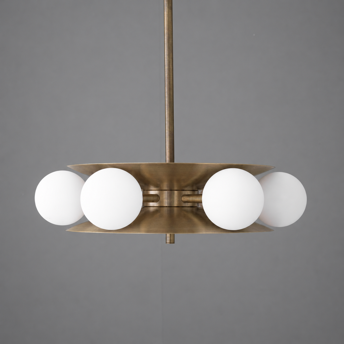 CHANDELIER MODEL NO. 7041 in Antique Brass