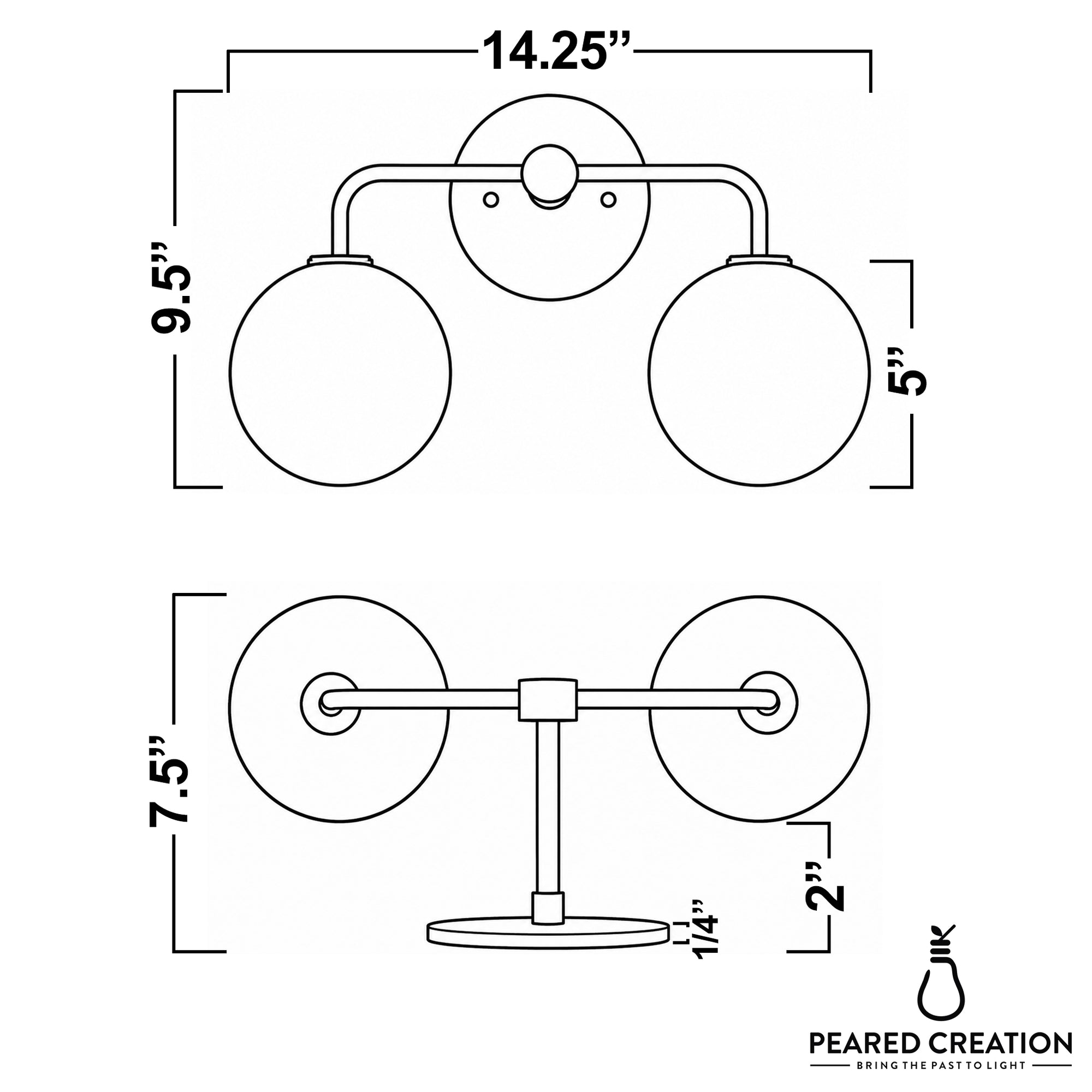 VANITY LIGHT MODEL NO. 1149