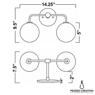 VANITY LIGHT MODEL NO. 1149
