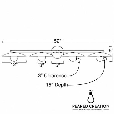 VANITY LIGHT MODEL NO. 1152