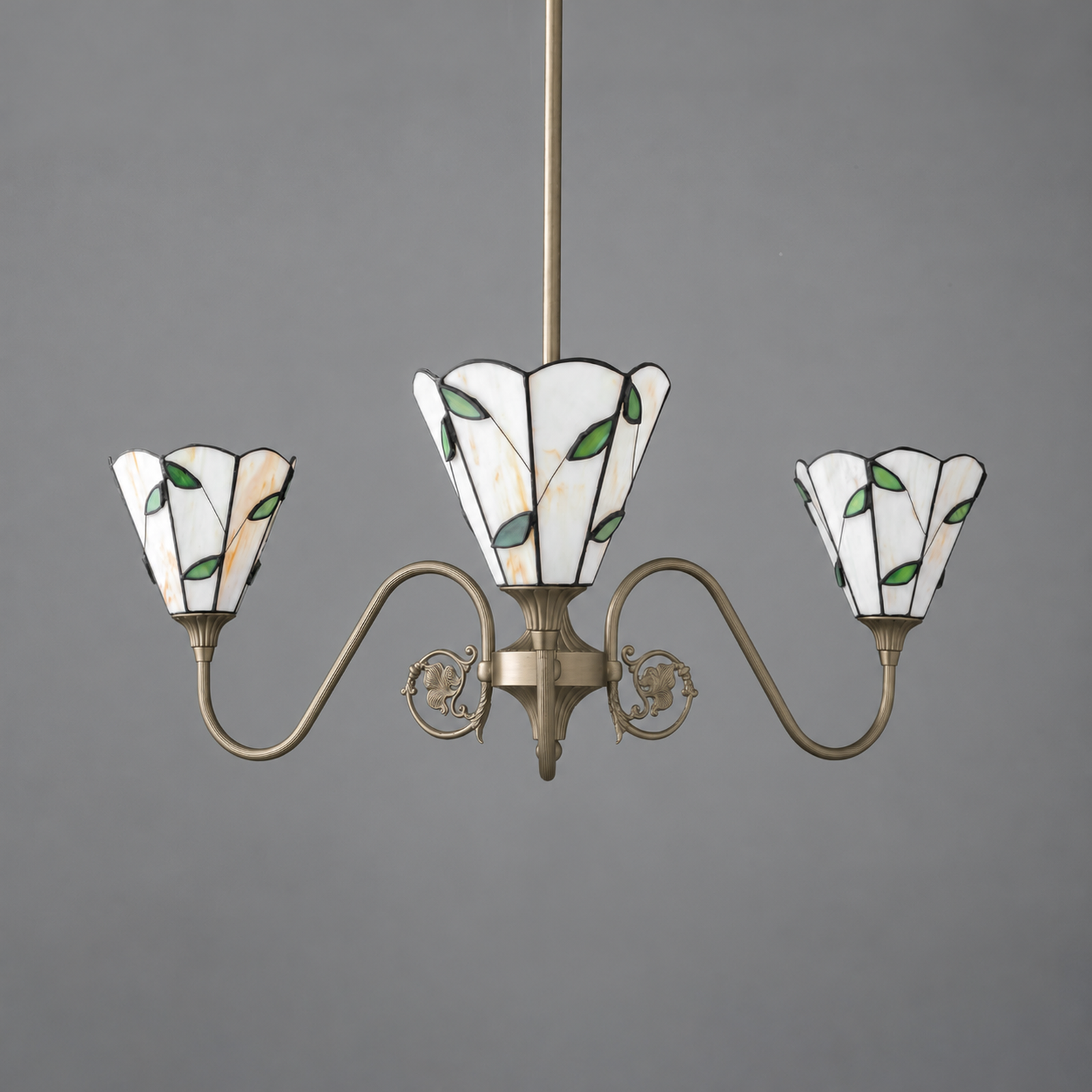 CHANDELIER MODEL NO. 9629 in Antique Brass