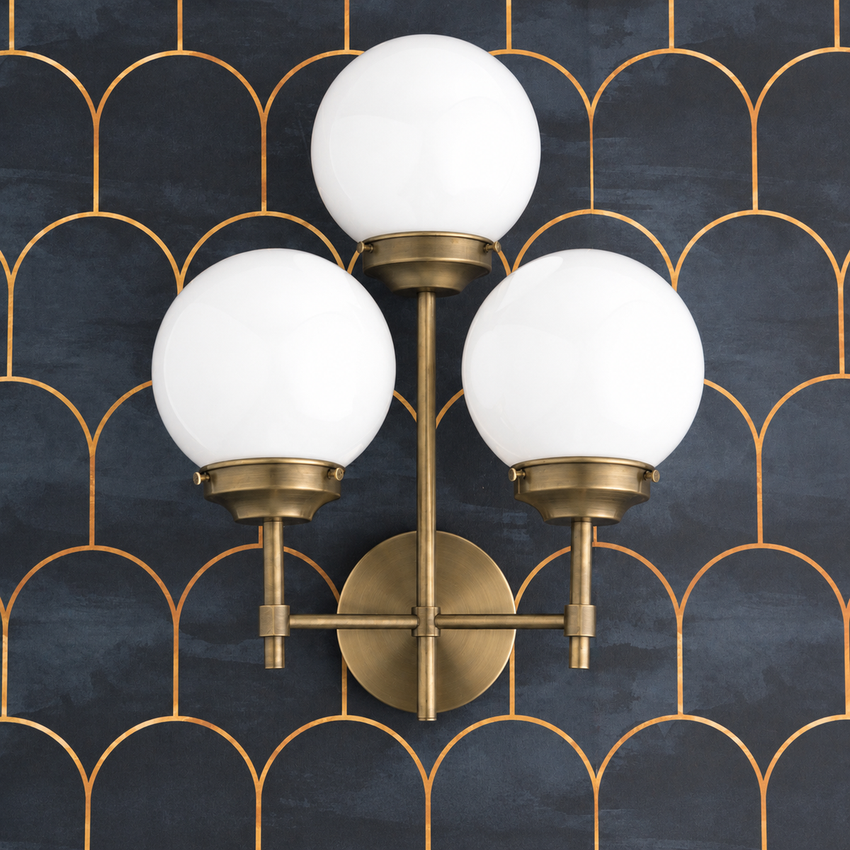 SCONCE MODEL NO. 6161 in Antique Brass