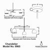 CHANDELIER MODEL NO. 9965