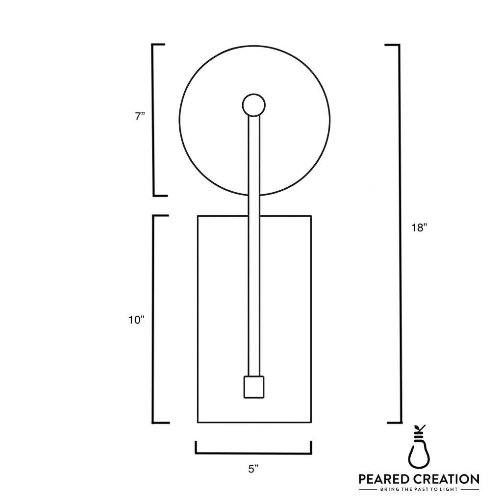 SCONCE MODEL NO. 2854