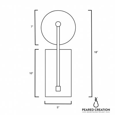 SCONCE MODEL NO. 2854
