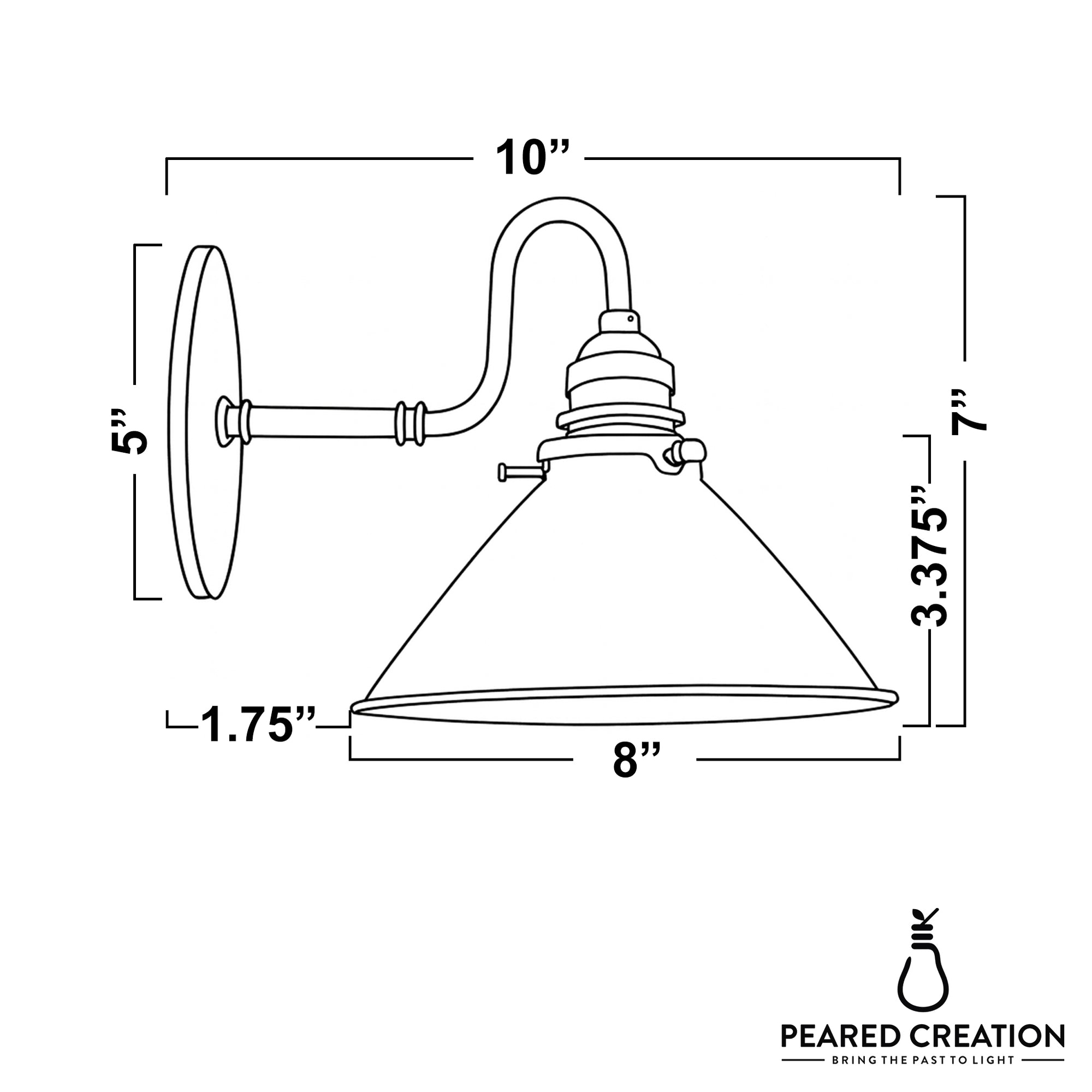 SCONCE MODEL NO. 8020