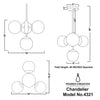 CHANDELIER MODEL NO. 4321