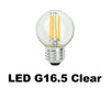 4 Watt -  380 Lumens - LED G16.5 Clear Light Bulb